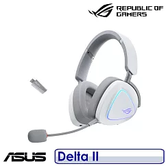 ASUS 華碩 ROG Delta II 無線三模電競耳機 白色