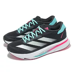 adidas 慢跑鞋 Adizero SL2 W 女鞋 黑 藍 粉 緩衝 輕量 路跑 運動鞋 愛迪達 IH8197