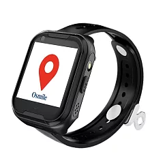 Osmile ED1000 失智症 沖澡款|防拆錶帶 GPS 求救定位手錶 黑