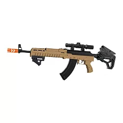 【Party World】AKS卡賓槍電動水彈槍 七彩亮光版