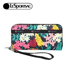 LeSportsac 2025夏季新品 Tech Wallet Wristlet 腕帶長夾(3462) HC87繽紛花園