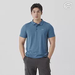ADISI 男山形緹花消臭快乾POLO衫 AL2511090 城牆深藍 (M-3XL) M 城牆深藍