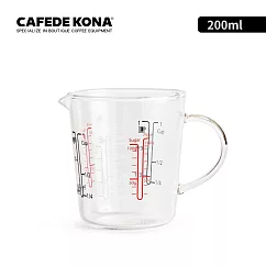 CAFEDE KONA 耐熱玻璃量杯 200ml