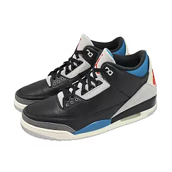 Nike 休閒鞋 Air Jordan 3 Retro OG 男鞋 Rare Air 黑 藍 米白 AJ3 IB8967-004 27.5cm BLACK/BLUE