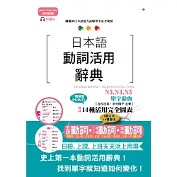 博客來 新制對應朗讀版日本語動詞活用辭典n3 N4 N5單字辭典 25k Mp3