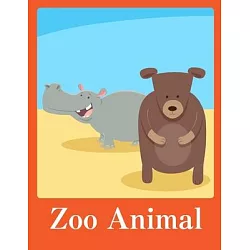 Zoo Animal: Christmas Coloring Book for Children, Preschool, Kindergarten  age 3-5