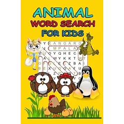 Animal Word Search For Kids: Fun Puzzles Book to Develop Visual Sight,  Memory, Creative Skill Basic & Advance with Coloring Pages