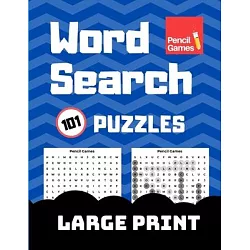 Word Search: 101 Large Print Puzzles, For Adults