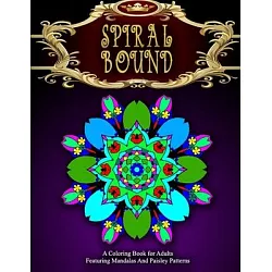 SPIRAL BOUND MANDALA COLORING BOOK - Vol.8: women coloring books