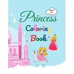 Princess Coloring Book For Kids: Princess Coloring Book for Girls