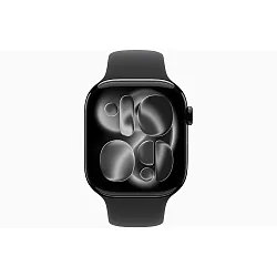 Apple Watch S11 GPS 46mm鋁金屬錶殼+運動型錶帶 曜石黑錶殼+黑錶帶M/L