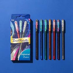 PENTEL Dual Metallic 金屬色簽字筆 7色組 Original