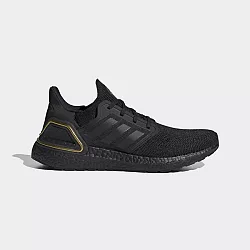 博客來 Adidas 女ultraboost 輕量慢跑鞋uk4 5 黑 金