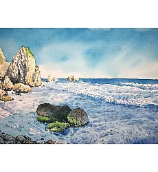 【玲廊滿藝】張偉鈺-柴山秘境38x26cm