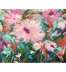 【玲廊滿藝】劉巧玲-她在黑暗中依然閃耀50x65cm