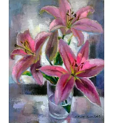 【玲廊滿藝】盧來全-美好時光41x31.5cm