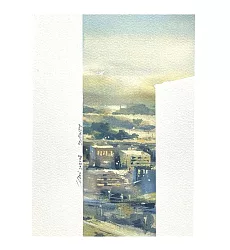 【玲廊滿藝】CHIH watercolor-眺26x19cm