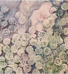 【玲廊滿藝】細川巴掌雲-動物社區1.08_落英30x30cm