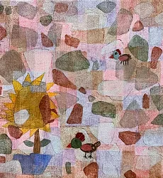 【玲廊滿藝】謝志康-母性-8-15x15cm