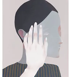 【玲廊滿藝】朱理安-逝去來不及看見的淚水 #2-53x45.5cm