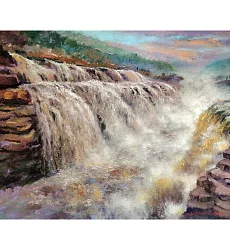 【玲廊滿藝】盧來全-源源不息50x65cm