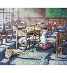 【玲廊滿藝】林育谷-《記憶》62x81cm