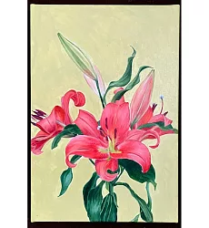 【玲廊滿藝】洪俊銘-繁花系列-五27x41cm