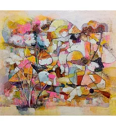 【玲廊滿藝】呂月華-歡樂時光60.5x72.5cm