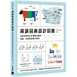 資訊圖表設計圖鑑：化繁為簡的日本視覺化圖表、地圖、各類指南簡介案例