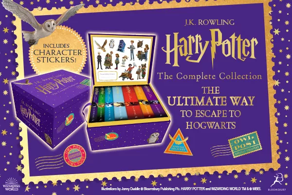 貓頭鷹快遞！哈利波特1-7集全集珍藏套書（英國版／精裝）Harry Potter Owl Post Boxset