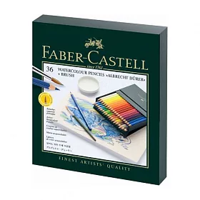 博客來 Faber Castell 藝術家級水彩色鉛筆36色 精裝禮盒
