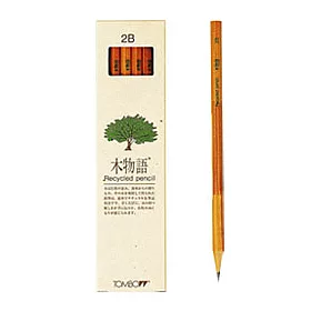 博客來 Tombow日本蜻蜓 木物語鉛筆2b Recycled Pencil 6角軸