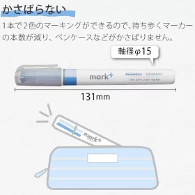 博客來 Kokuyo Mark 獨角仙螢光筆同色系 5色入