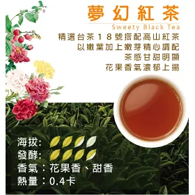 博客來 High Tea 30分鐘冷泡茶 夢幻紅茶 4g X 12入