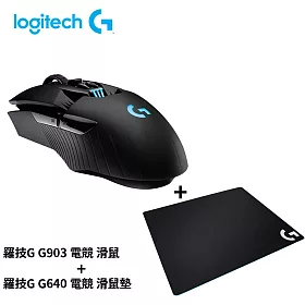 博客來 羅技g G903 Lightspeed Wl 電競滑鼠 G640 電競滑鼠墊