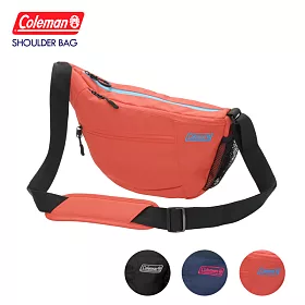 博客來 Coleman 側背包camera Shoulder Bag粉橘