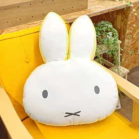 博客來 Miffy 米飛兔大頭靠枕 正版授權 鵝黃