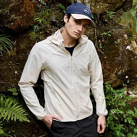 【ATUNAS 歐都納】男款ALL LOVE再生蚊瘋不動涼感外套/大尺碼A1GA2504MR- M 米卡