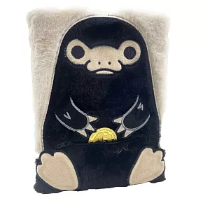 玻璃獸毛絨絨質感筆記本（附巫師金幣） Fantastic Beasts: Niffler Plush Journal