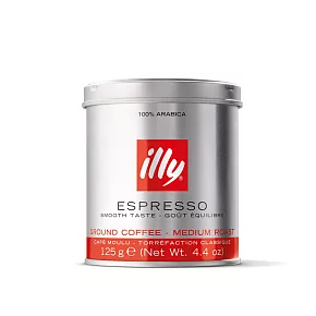 【illy】意利咖啡中焙咖啡粉 125g