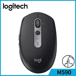 羅技 M590 多工靜音滑鼠 炭石黑