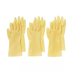 [MUJI無印良品]橡膠手套.左右手通用/大/6入