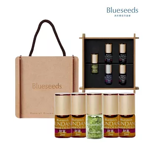 【Blueseeds 芙彤園】提升事業財運能量禮 l 財富滾珠精油x4+迎財神小晶瓶x1