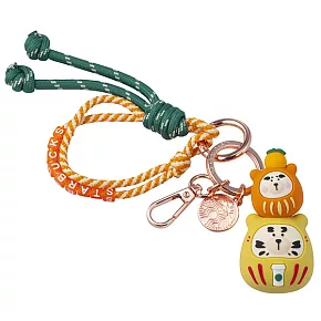 [星巴克]吉利達摩小熊鑰匙圈