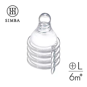 【小獅王辛巴】超柔防脹氣標準十字奶嘴4入(S/M/L/XL) L