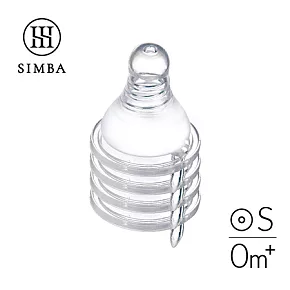 【小獅王辛巴】超柔防脹氣標準圓孔奶嘴4入(S/M/L/SS) S