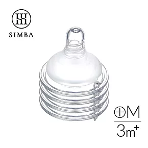 【小獅王辛巴】超柔防脹氣寬口十字奶嘴4入(S/M/L/XL) M