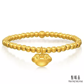 【點睛品】彌月如意雲 黃金手鍊_計價黃金