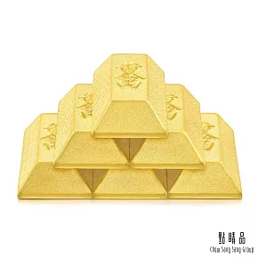 【點睛品】黃金萬兩 6兩 珍藏黃金金磚_計價黃金(1兩x6塊)
