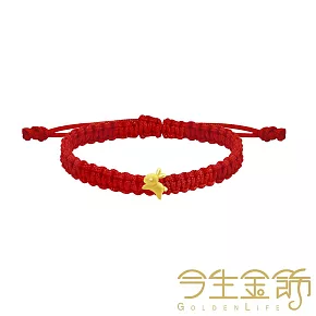 今生金飾 心花兔躍串珠 黃金手繩  大人手圍約16-18公分